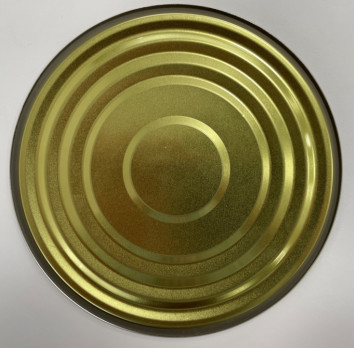 ID153mm 603 টিনপ্লেট ঢাকনা মেটাল ক্যান ঢাকনা সহ পেপার টিউব টিনপ্লেট SPTE TFS