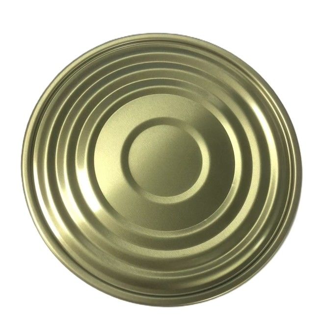 নীচের প্রান্ত 603D 153mm টিন ক্যান জন্য টিনের ঢাকনা খাদ্য গ্রেড জন্য পাউডার খাদ্য